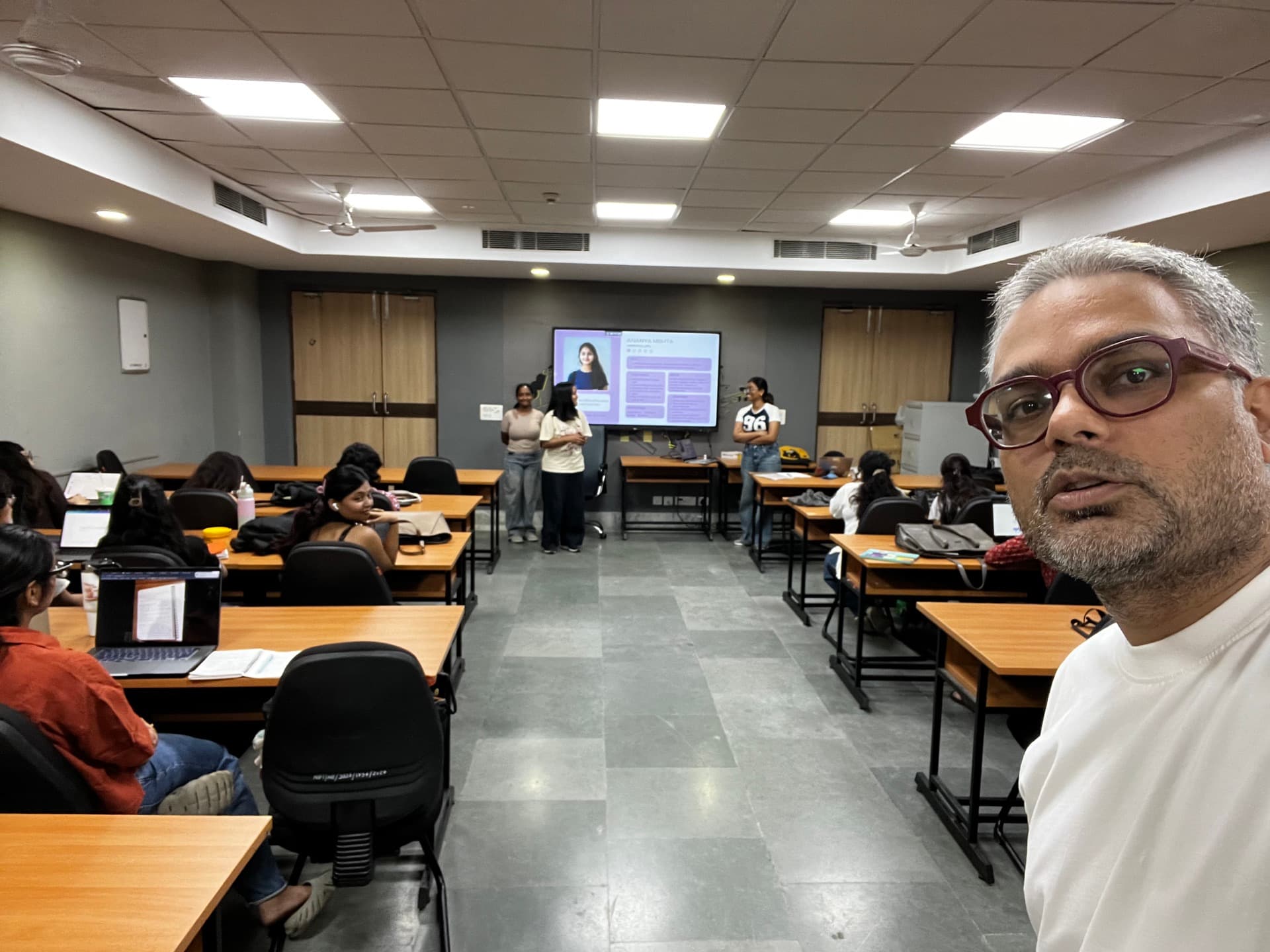 UX workshop facilitation at NIFT Delhi